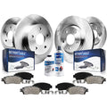 Detroit Axle - Brake Kit for 2001-2006 Dodge Stratus Chrysler Sebring Front & Rear Disc Brake Rotors Ceramic Brakes Pads 2002 20